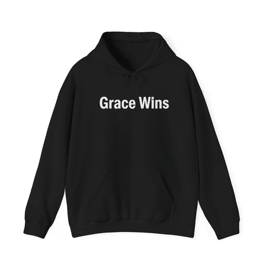 Inspiring 'Grace Wins' Distressed T-Shirt – Powerful Christian Faith Tee for Hope & Everyday Wear - Christian faith apparel by Micaclothings