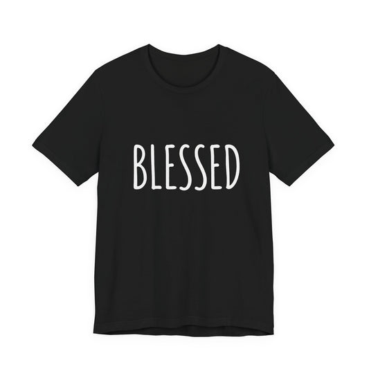 Inspiring 'BLESSED' T-Shirt | Embrace Gratitude & Faith with this Ultra-Comfy Unisex Tee - Perfect for Positive Vibes! - Christian faith apparel by Micaclothings