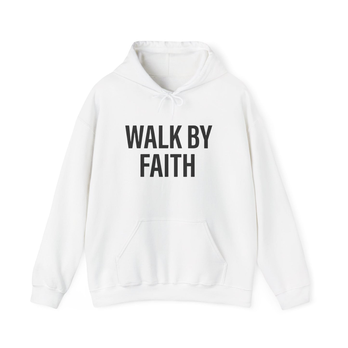 Inspiring Walk By Faith T-Shirt | Subtle Christian Apparel with Cross | Powerful Faith Tee Gift - Christian faith apparel by Micaclothings