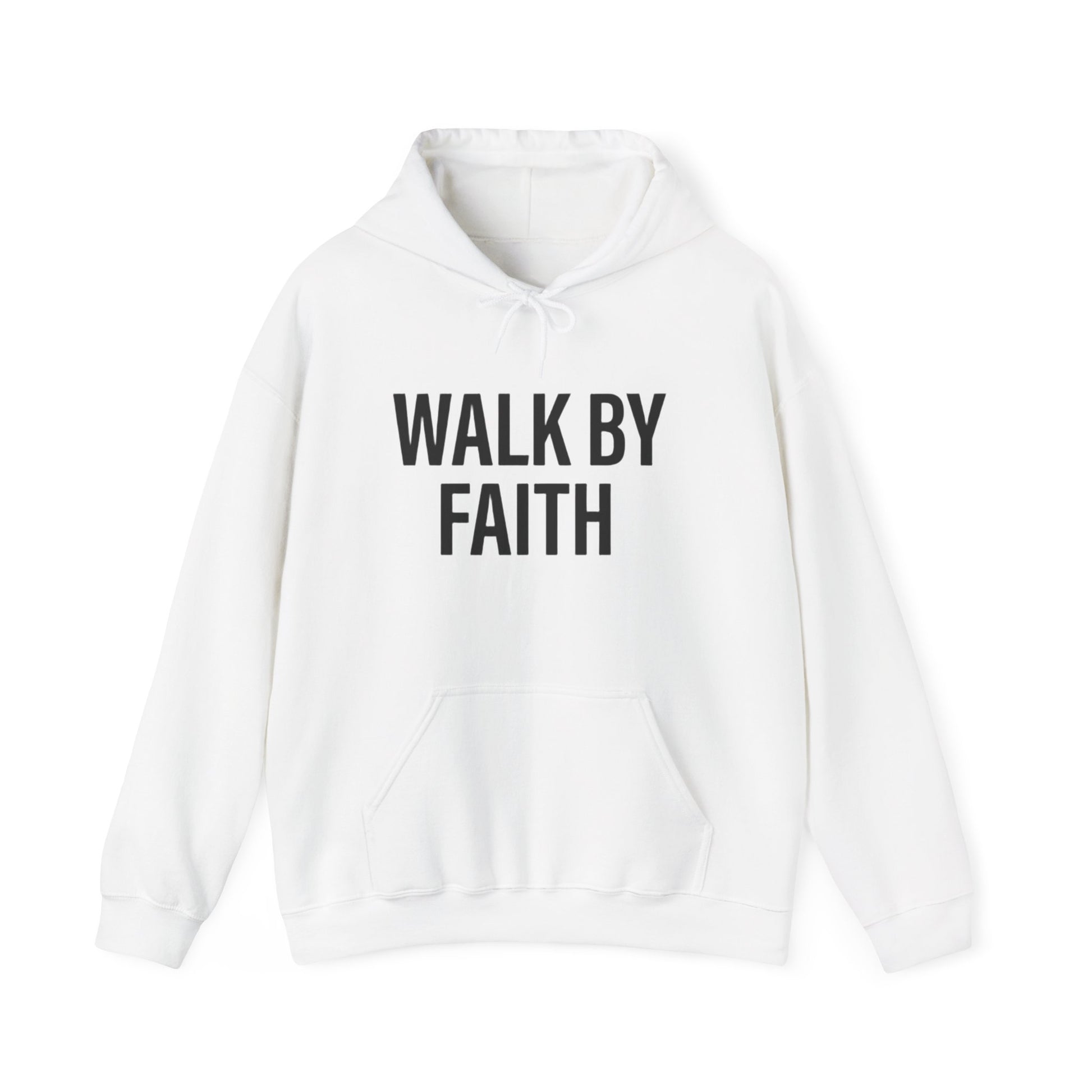 Inspiring Walk By Faith T-Shirt | Subtle Christian Apparel with Cross | Powerful Faith Tee Gift - Christian faith apparel by Micaclothings