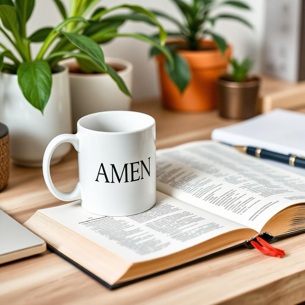 Amen Mug - Lifestyle 2