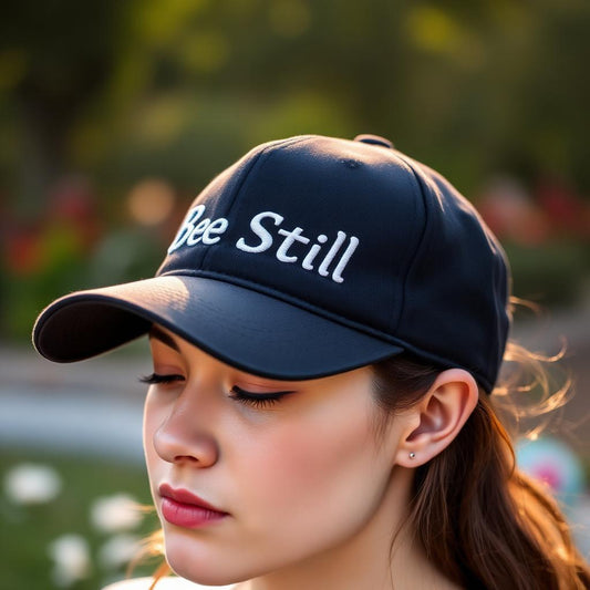 Be Still Cap - Black - Christian faith apparel by Micaclothings