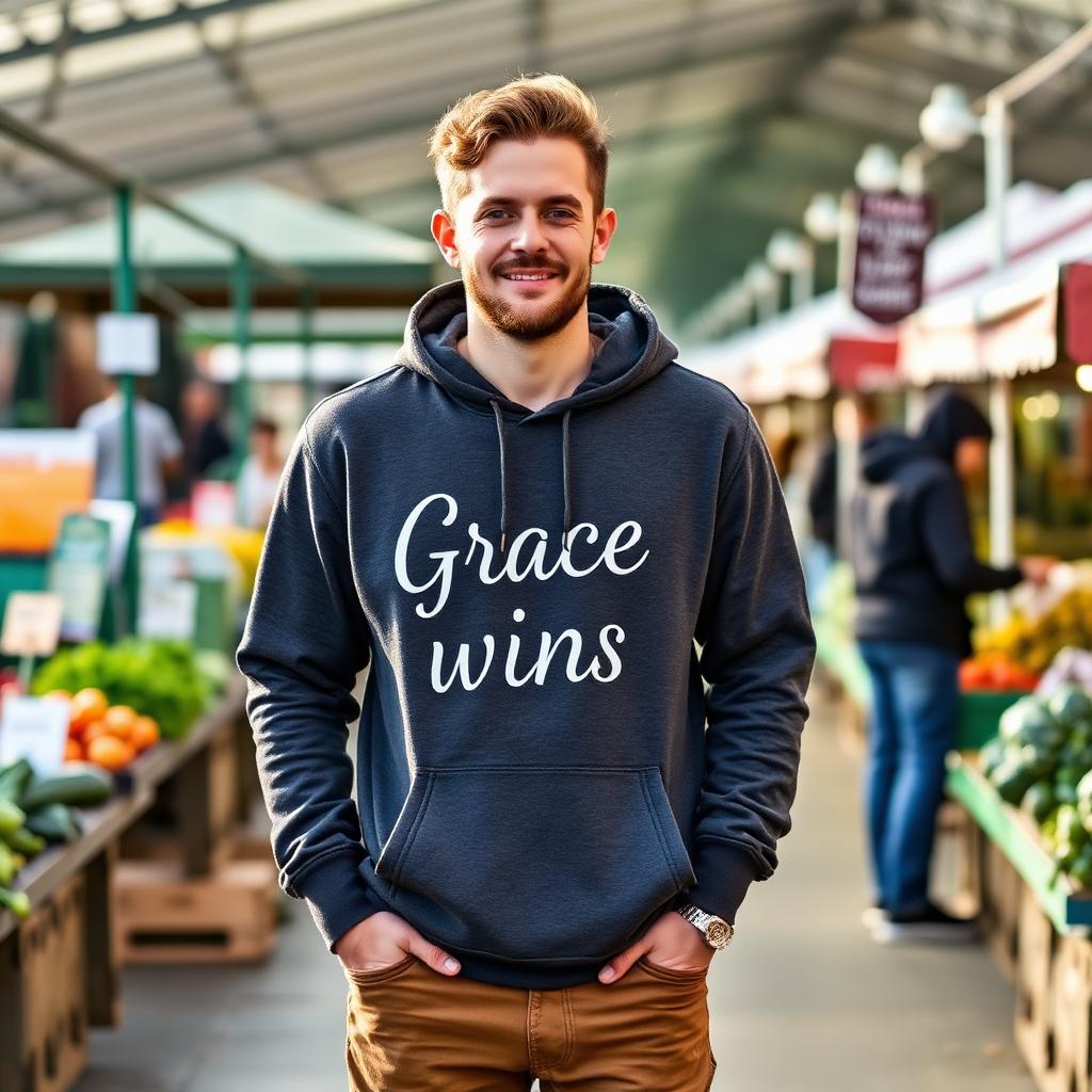 Grace Wins Hoodie - Lifestyle 2