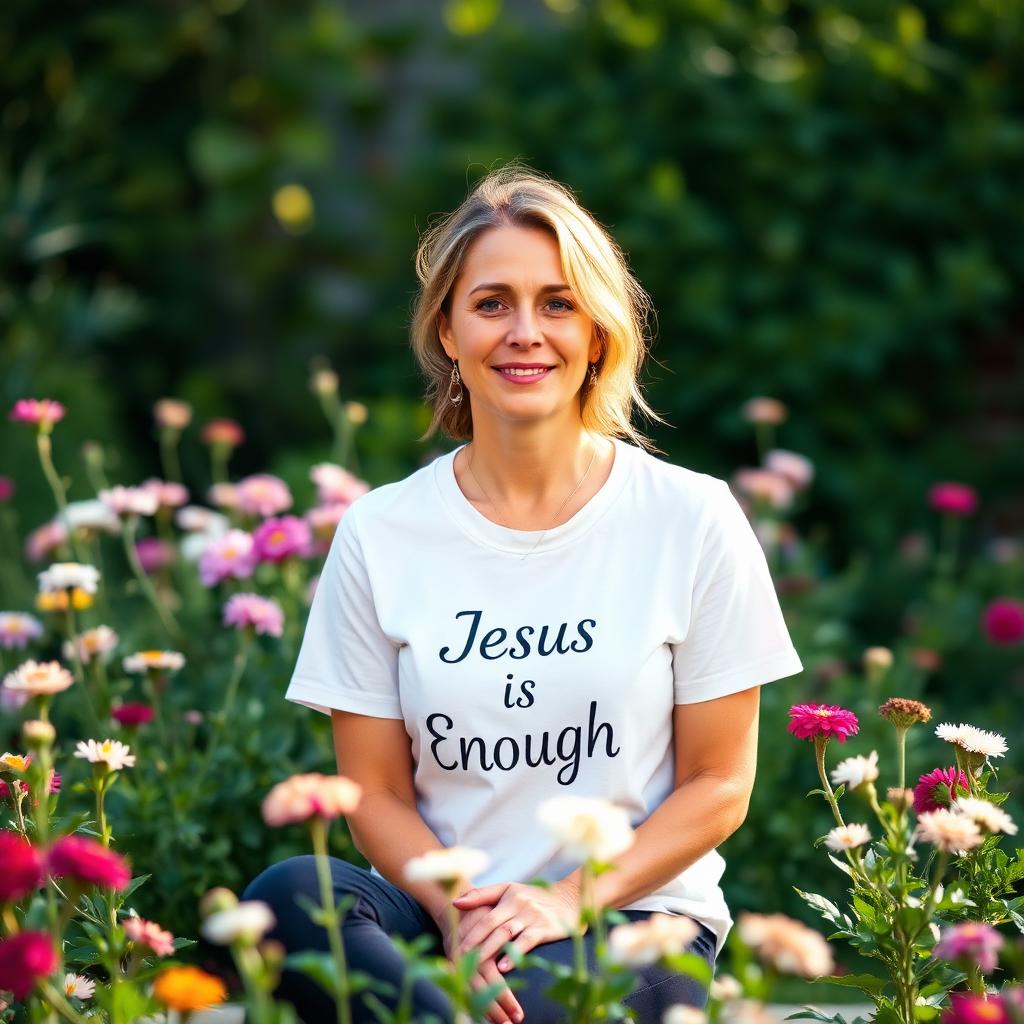 Jesus Is Enough Tee - Christian faith apparel by Micaclothings