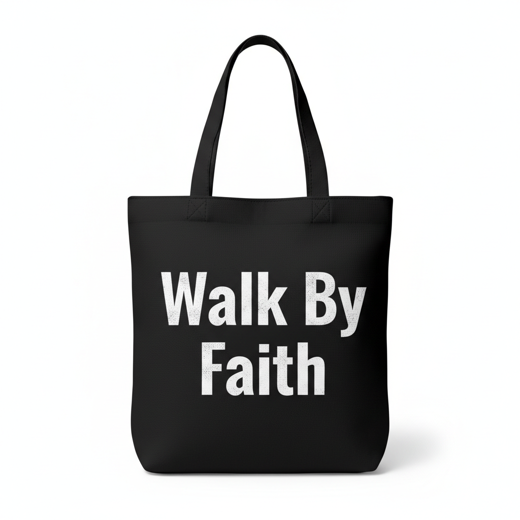 Walk By Faith Tote Bag - Product